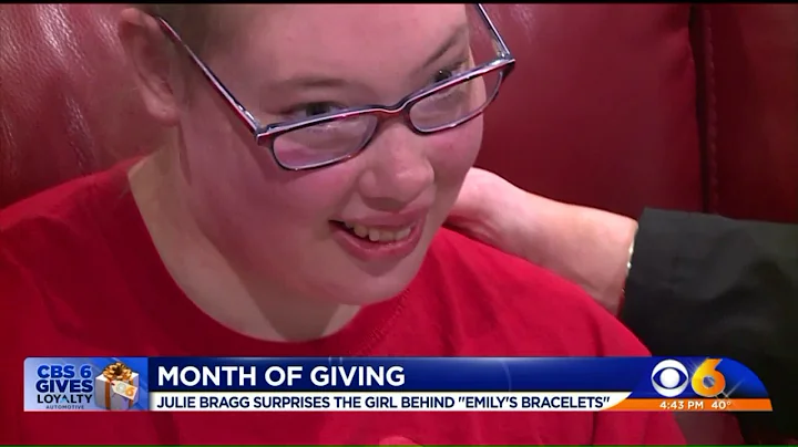 Julie Bragg surprises girl behind Emilys Bracelets
