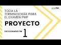 ¿Qué es un PROYECTO? ✍️  | Cómo aprobar el examen PMP ® | DICCIONARIO PM # 1