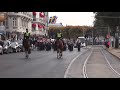 20181013 Vaktparad med högvaktsavlösning Stockholms slott - Strandvägen / The Royal Parade of Guards