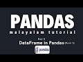 Day 5 - DataFrame in Pandas (Part 1) - Pandas Malayalam Tutorial - Dr Nimisha Davis