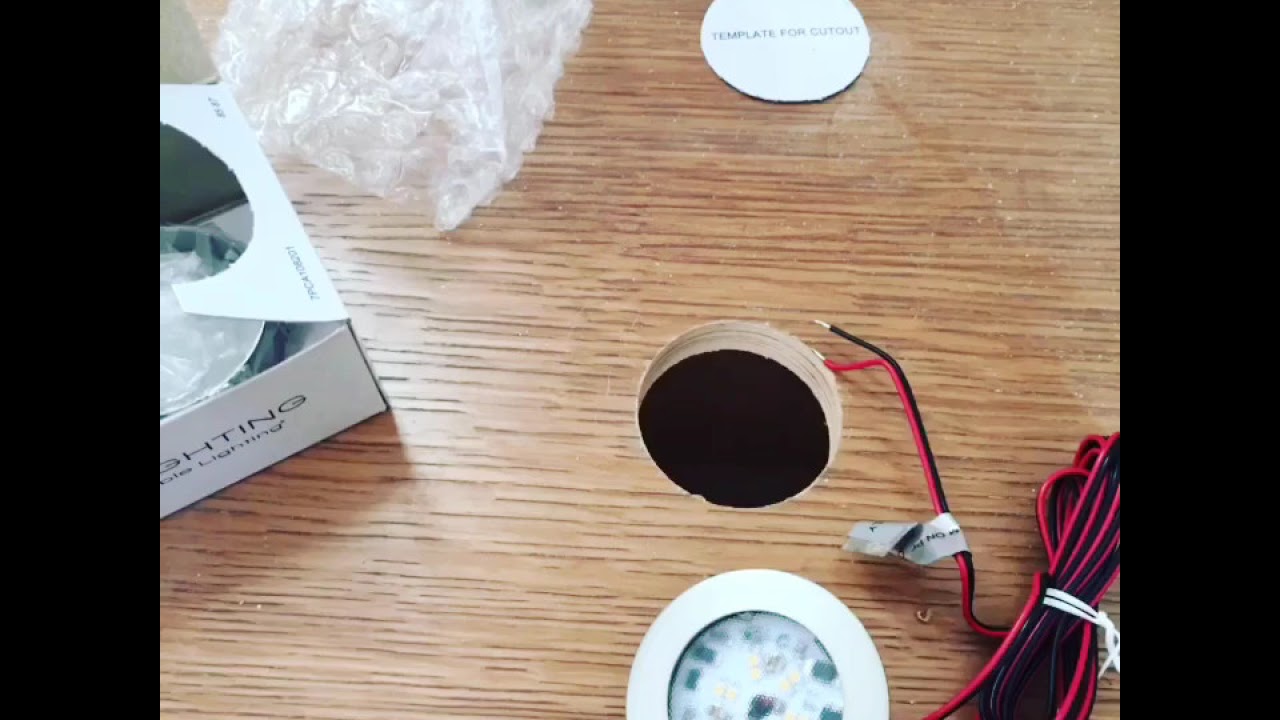 How to Install WAC Lighting LED puck lights