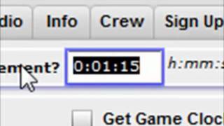 Entering Times in TSE GameTime ScriptPRO