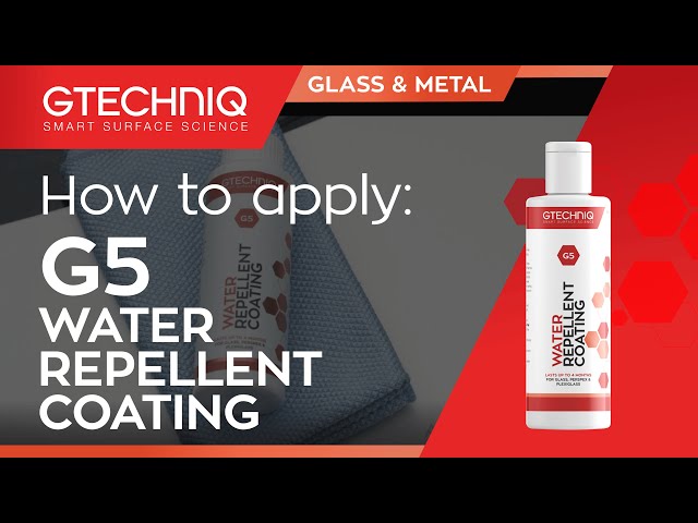 Gtechniq G5 Water Repellent Coating for Glass and Perspex 3.3 fl