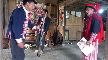 bản sắc lễ cúng người dao đỏ. alua