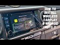 How to install wireless Carplay &amp; Android Auto ?