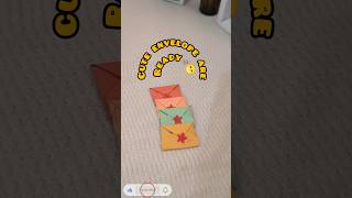 2 minutes diy cute love card envelopes #share #diy #art  #card##envelope #craft #flowers #shorts