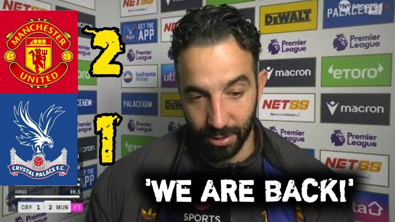 Man United 2-1 Crystal Palace | Mason Mount's Comeback SHINES & Amorim's RELIEVED Reaction!