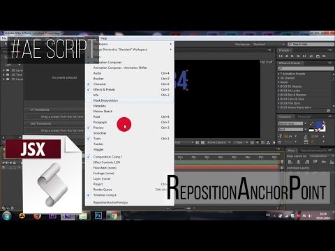 RepositionAnchorPoint | AE Script Install
