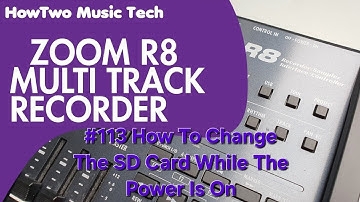 #113 How To Change The SD Card While The Power Is On ZOOM R8