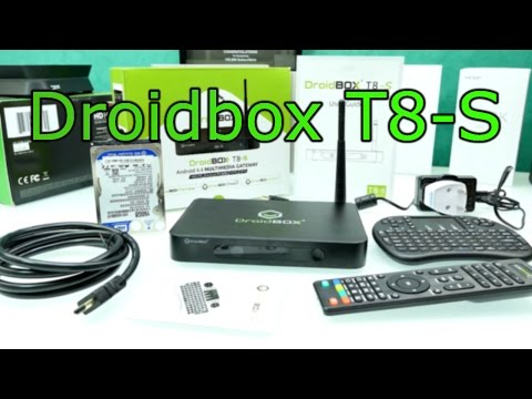 Droidbox T8-S Unboxing & First Look - Dual Boot Android + OpenELEC - 4K Android TV BOX [4K]