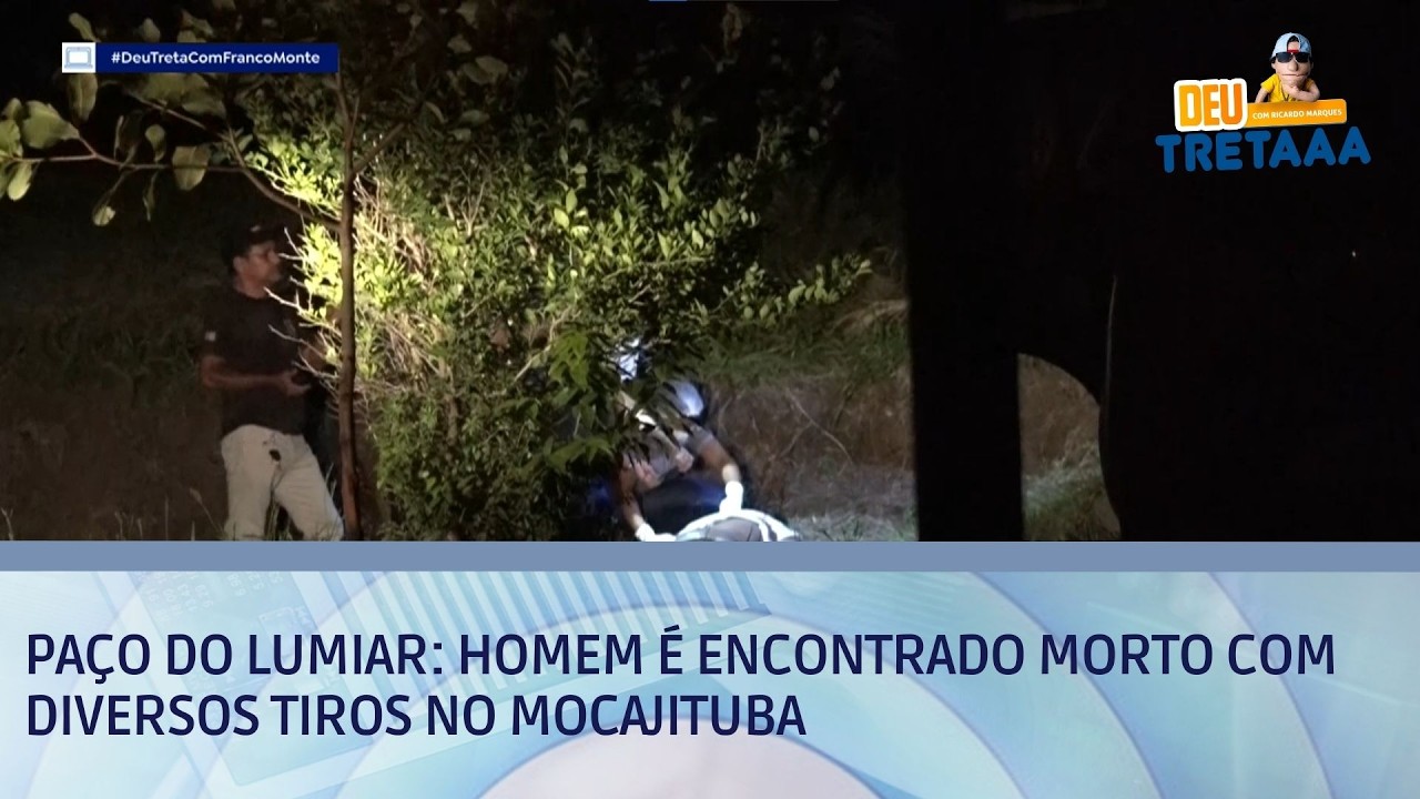 Paço do Lumiar: homem é encontrado morto com diversos tiros no Mocajituba | DEU TRETA