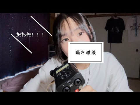 [ASMR]みんな大好きTASCAMくんで囁き雑談