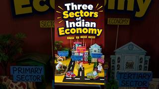3D Model of Three Sectors of Indian Economy | Primary, Secondary &amp; Tertiary Sector Project 🇮🇳 | sst