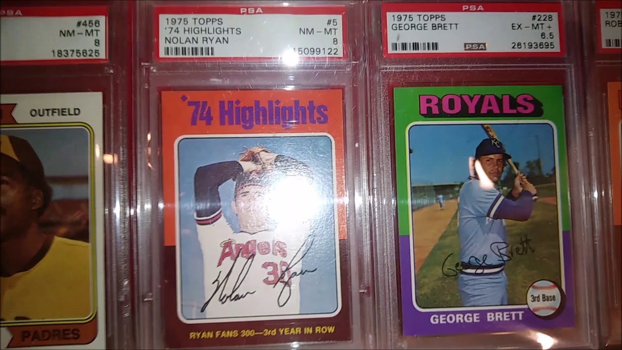 300 GREAT BASEBALL CARDS DISPLAY CASES 1 & 2 11/12/2017 YouTube