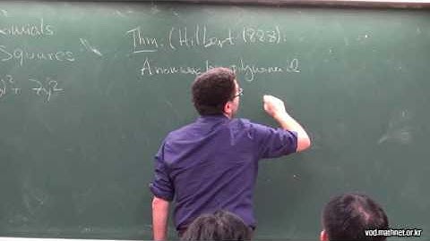 Nonnegative Polynomials and Sums of Squares I /  Greg Blekherman (Georgia Institute of Technology)
