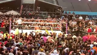 AJ Styles attacks Ciampa - WWE SummerSlam 2022 live crowd reaction