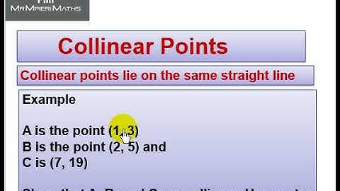 Parallel and Collinear Vectors