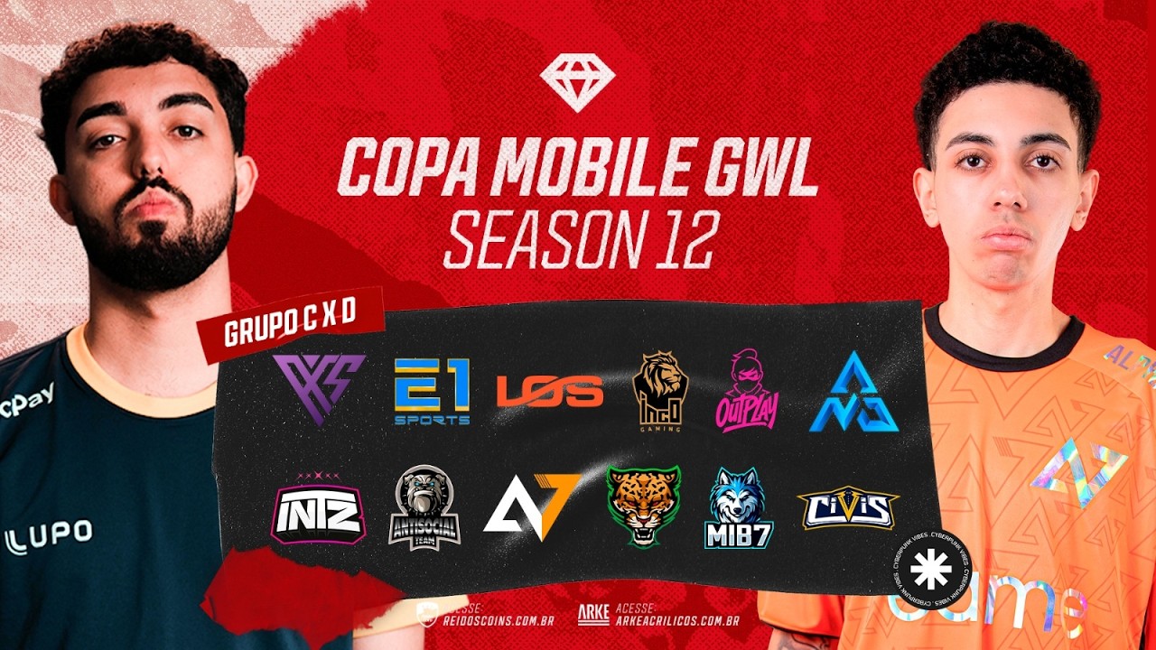 🔴 COPA MOBILE GWL - GRUPOS C x D #freefire