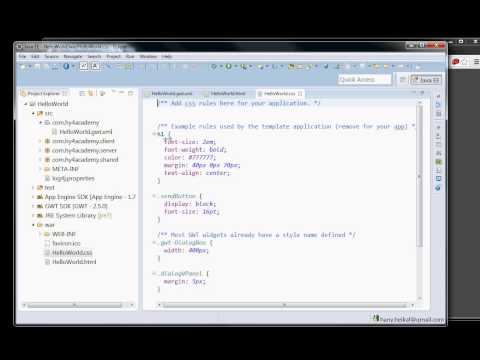 6 GWT App Main HTML File in Arabic
