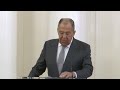 С.Лавров на подписании соглашений о сотрудничестве между новыми российскими регионами и Никарагуа