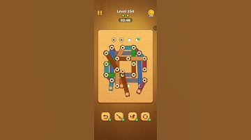 (NUTS BOLTS GAME)🔥Wood Nuts bolts🔥 LEVEL- 154... (Screw Nuts) #gaming