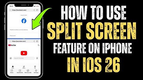 Kun je het scherm van je iPhone splitsen op iOS 26?