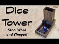 Making a Dice Tower from Red Oak with Steel Wool Vinegar Finish