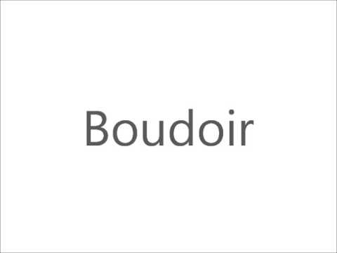 How to Pronounce Boudoir - YouTube