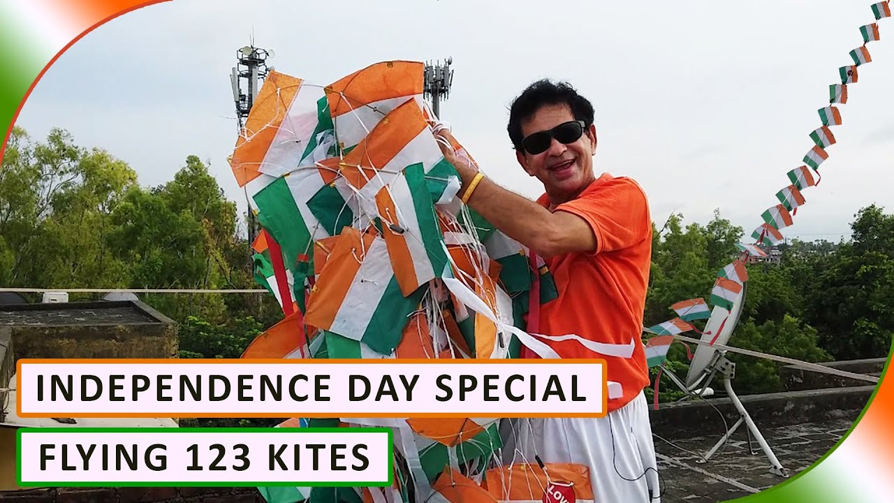 Independence Day Special Flying 123 Kites YouTube
