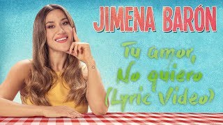 Video thumbnail of "05 - J mena - Tu Amor, No Quiero (Lyric Vídeo)"