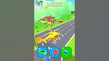 Shape-shifting Funny Race Gameplay new hyper casual game Level-2001 #shorts #gameplay #shapeshifting