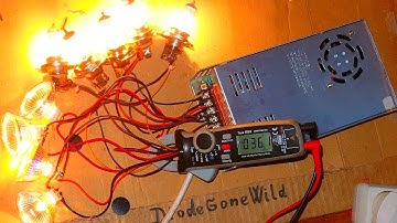 12V 50A 600W power supply - full load test