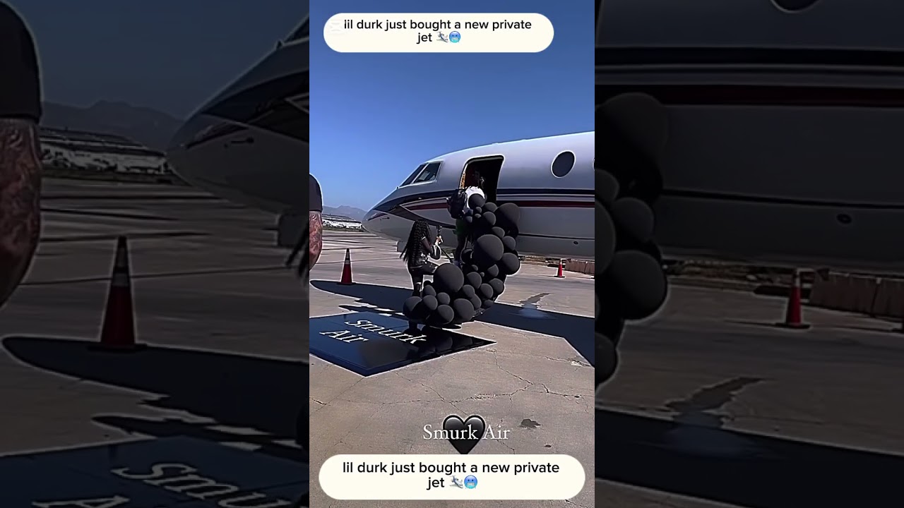 lil durk just bought a new private jet 🛩️🥶 