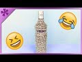 Diy how to make bottle with spikes funny gift for 18th birt.ay eng subtitles  speed up 376