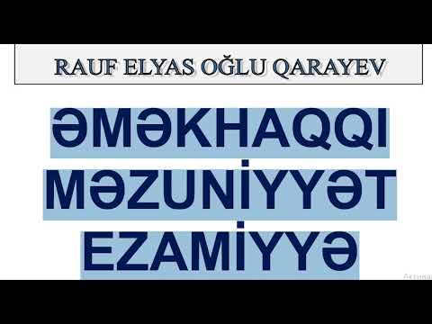 Video: Əmək Haqqı Verilmədiyi Təqdirdə Hara Getmək Lazımdır