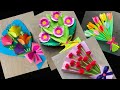 Diy paper flower bouquet ideas  mothers day gift ideas