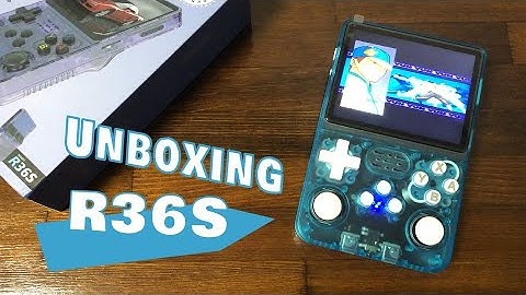 R36S | Unboxing | Game Boy-like, with two analog sticks, and plays PSP games!