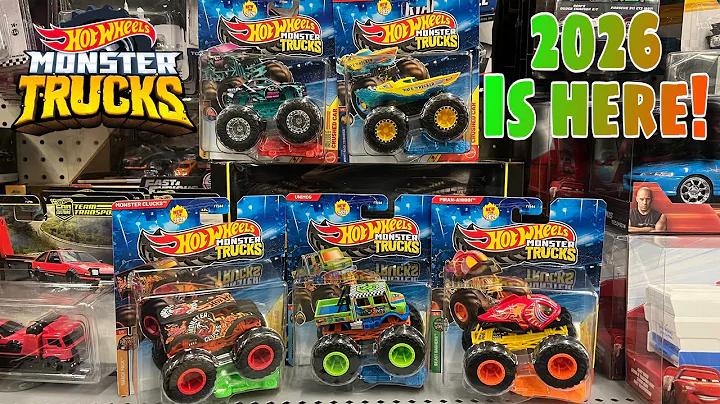 2026 Hot Wheels Monster Trucks ARE HERE! Case A FOUND At Walmart! 1/5000 EXCLUSIVE Found At Goodwill