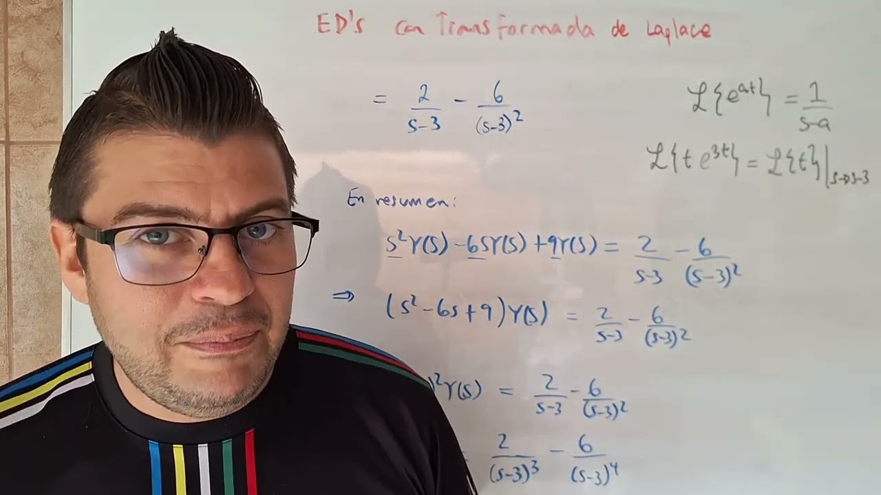 Una Ecuación Diferencial SENCILLA resuelta mediante Transformada de Laplace