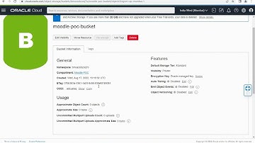How to create a object storage bucket on oracle cloud