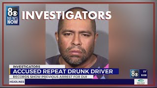 Las Vegas driver accused in DUI fatal crash was in court months ago on similar charge