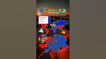 Google translate’s English accent in the world • #europe #geography #map #mapping #mapper