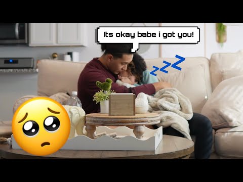 CRYING Then FALLING ASLEEP IN MY BOYFRIENDS ARMS! *CUTEST REACTION*