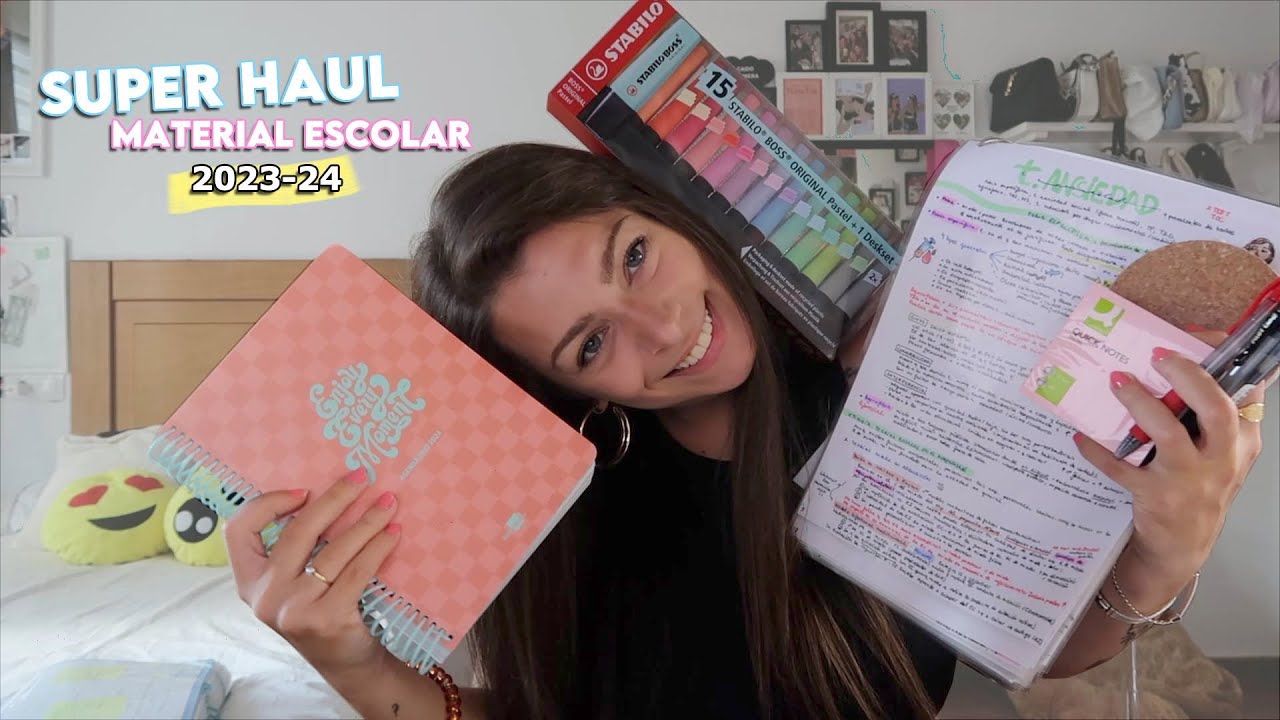 SUPER HAUL VUELTA AL COLE MATERIAL ESCOLAR 2023-24 + Descuento
