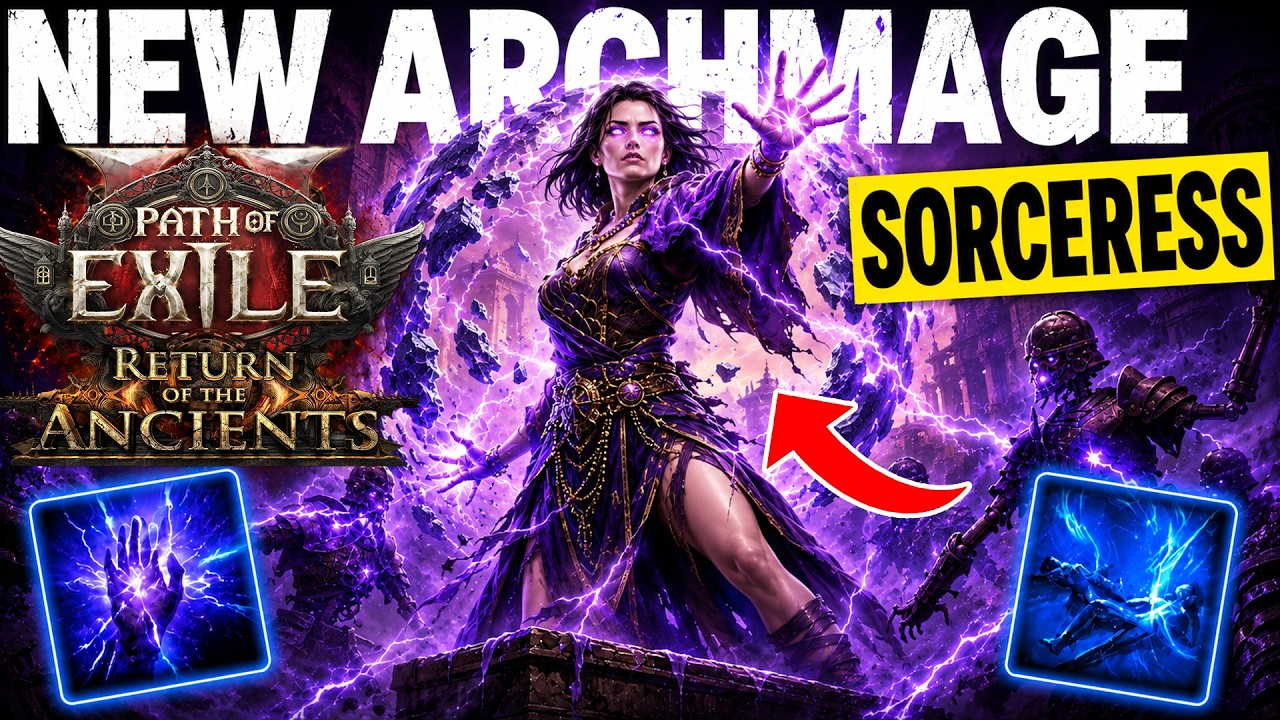 BEST IN GAME! NEW INFUSION ARCHMAGE BUILD IN 0.5! POE 2 Sorceress Build 0.5 (NEW META)