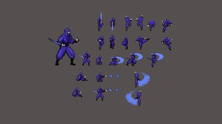 Pixel Art 04 Ninja Sprite Sheet