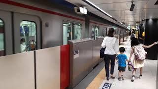 なんとなく電車：東京メトロ銀座駅：丸ノ内線池袋行き発車光景20210627_131650