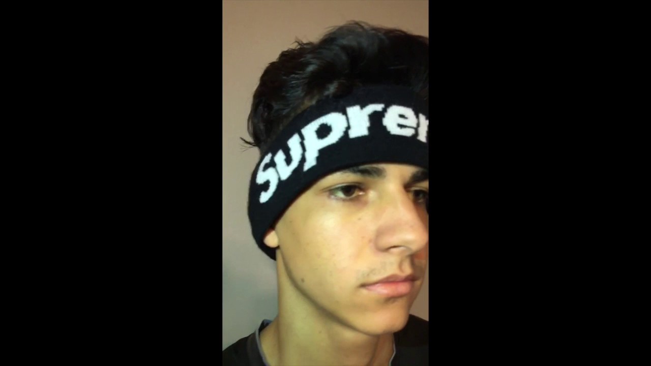 2014 New Era x Supreme Fleece Headband - eBay Link - Black - YouTube