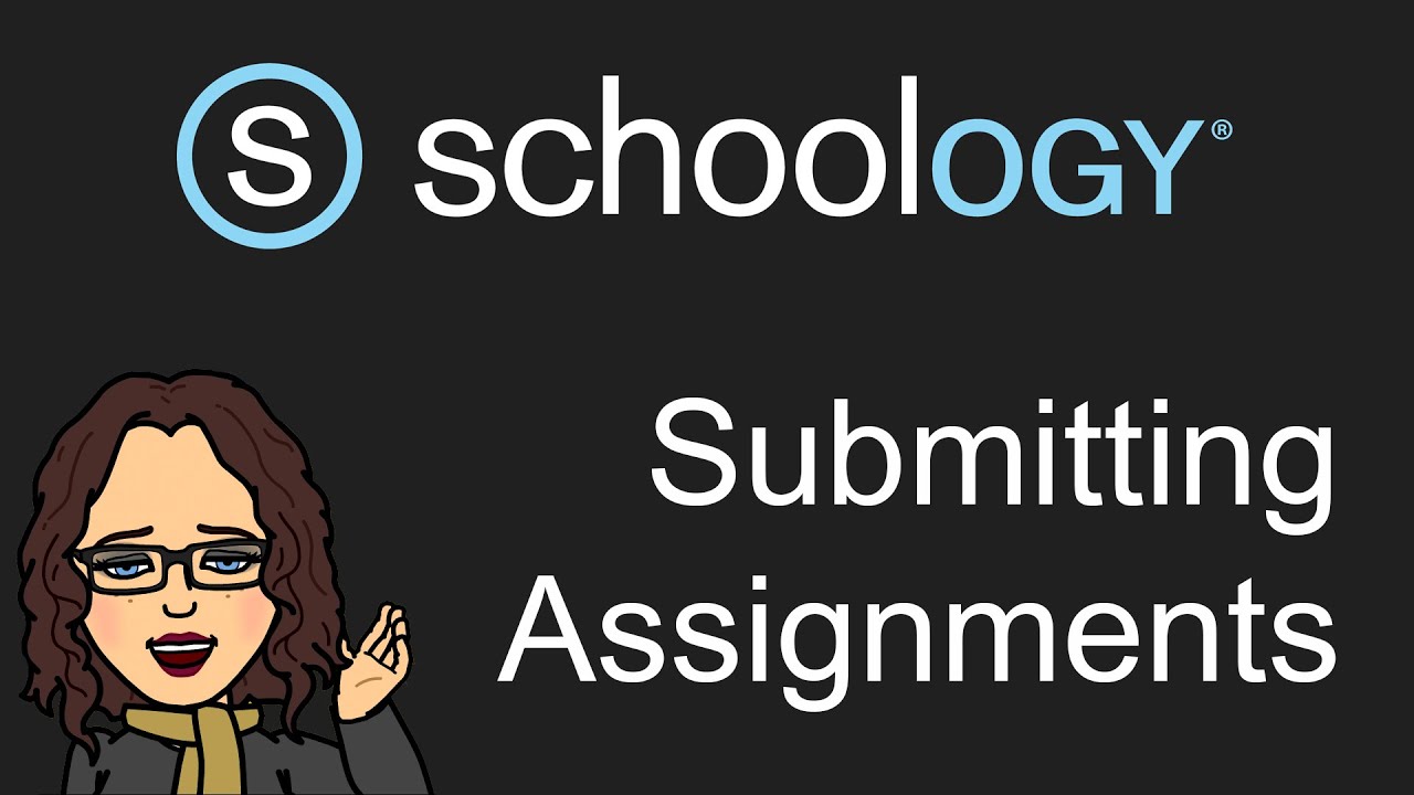 schoology submitting assignments video