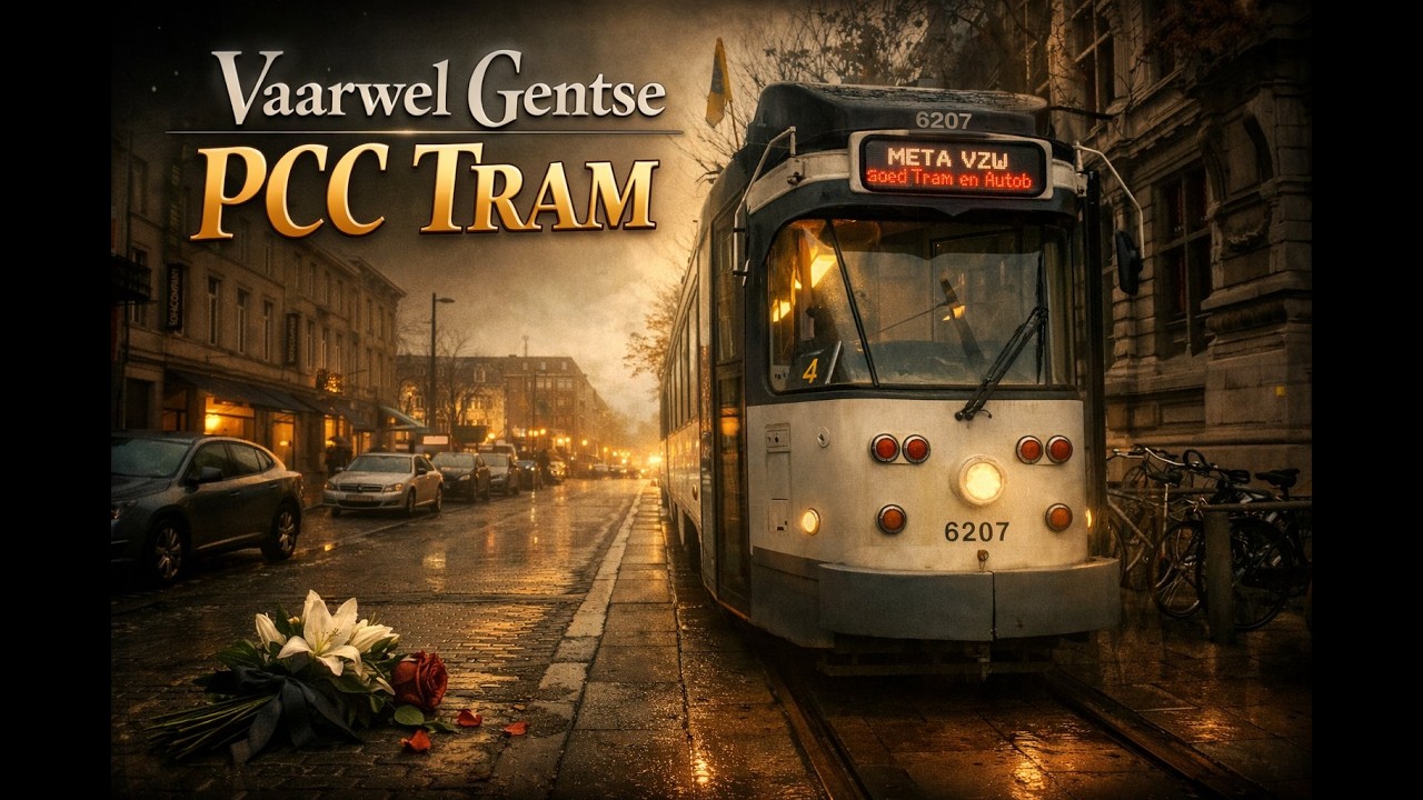 Прощальная вечеринка, Гент, PCC, трамваи, Антверпен, 4K